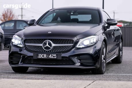 Black 2021 Mercedes-Benz C200 Coupe