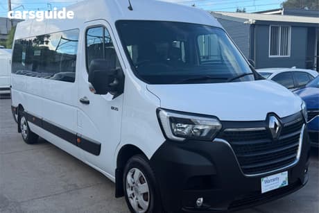 White 2021 Renault Master Bus Pro Lwb Fwd (110Kw)