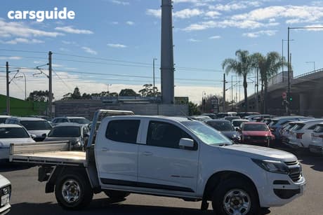 White 2017 Holden Colorado Crew Cab Chassis Ls (4X4)