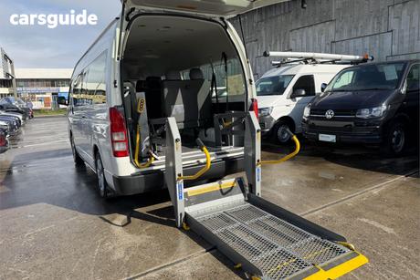 White 2017 Toyota HiAce Bus Commuter