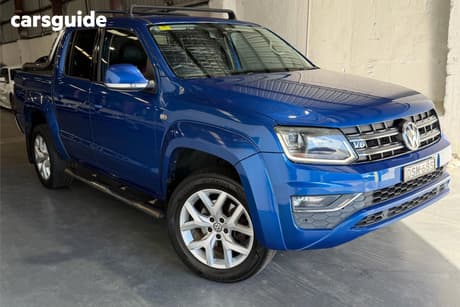 Blue 2017 Volkswagen Amarok Dual Cab Utility V6 Tdi 550 Ultimate