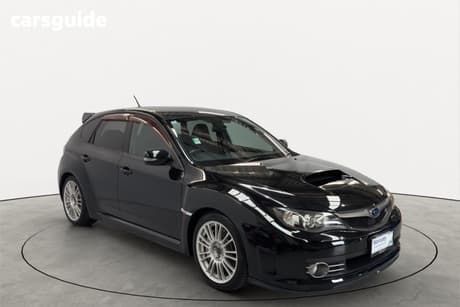 Black 2009 Subaru Impreza Hatch WRX STI A LINE