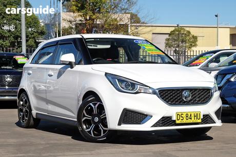 White 2021 MG MG3 Hatchback Excite (With Navigation)