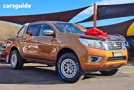 Orange 2017 Nissan Navara Dual Cab Utility St-X (4X4)