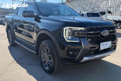 Black 2022 Ford Ranger Double Cab Pick Up Wildtrak 3.0 (4X4)