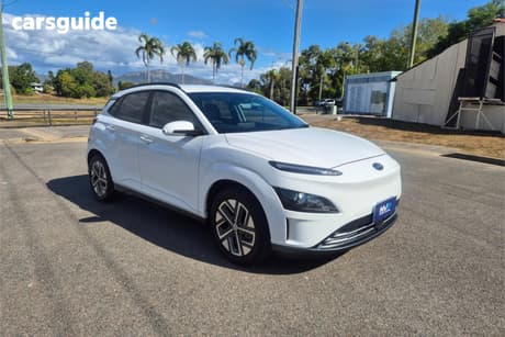White 2023 Hyundai Kona Wagon Elite Electric Std Range