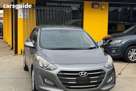 Grey 2016 Hyundai I30 Hatchback Active