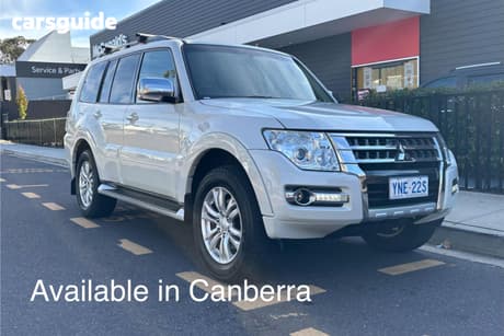 White 2019 Mitsubishi Pajero Wagon Glx Lwb (4X4) 7 Seat