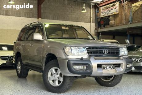 Silver 1998 Toyota Landcruiser SUV VX LIMITED