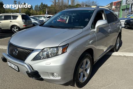 Silver 2010 Lexus RX350 Wagon Prestige