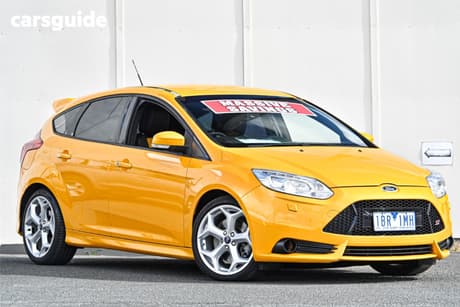 Orange 2012 Ford Focus Hatchback St