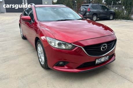Red 2012 Mazda 6 Wagon Touring