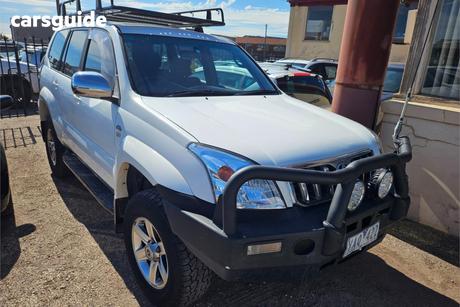 White 2007 Toyota Landcruiser Prado SUV GX 4X4