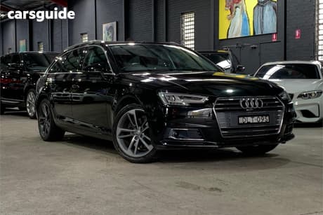 Black 2017 Audi A4 Wagon 2.0 Tfsi S Tronic Sport