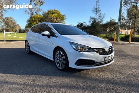White 2017 Holden Astra Hatchback Rs-V