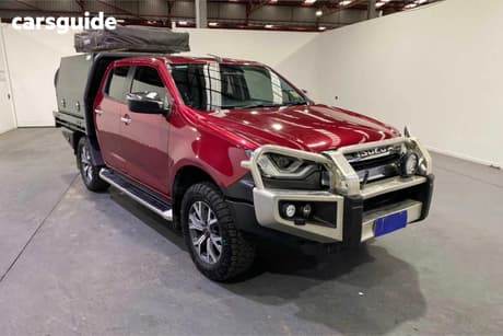 Red 2023 Isuzu D-MAX Crew Cab Utility Ls-U (4X4)