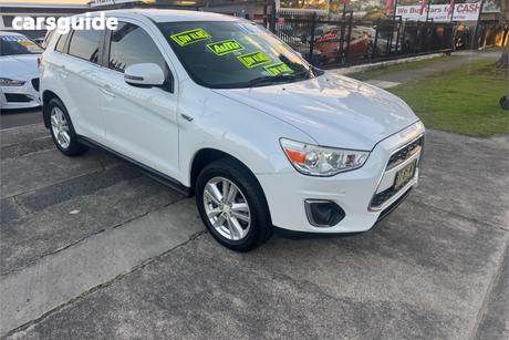 White 2012 Mitsubishi ASX Wagon Aspire (2Wd)