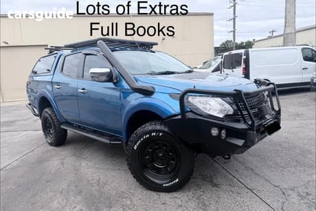 Blue 2016 Mitsubishi Triton Dual Cab Utility Gls (4X4)