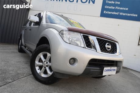 Silver 2012 Nissan Navara Dual Cab Pick-up St (4X4)