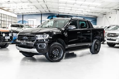Black 2020 Ford Ranger Double Cab Pick Up Wildtrak 3.2 (4X4)