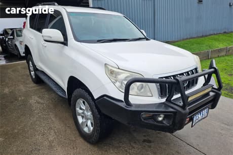 White 2010 Toyota Landcruiser Prado Wagon Gxl (4X4)