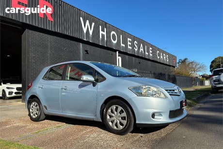 Silver 2010 Toyota Corolla Hatchback Ascent