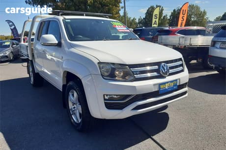 White 2017 Volkswagen Amarok Dual Cab Utility V6 Tdi 550 Highline