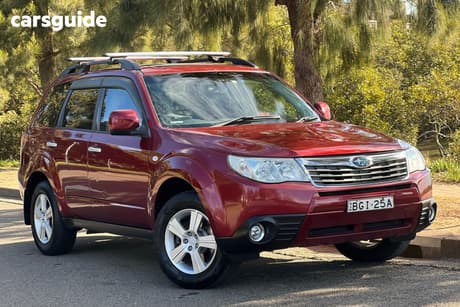 Red 2008 Subaru Forester Wagon Xs Premium