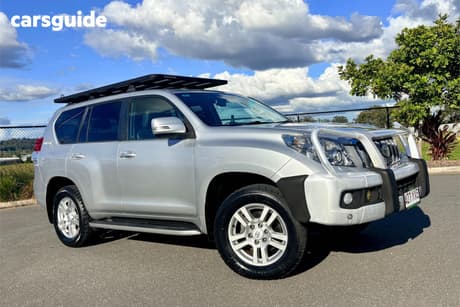 Silver 2010 Toyota Landcruiser Prado Wagon Kakadu (4X4)