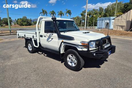 White 2021 Toyota Landcruiser Cab Chassis Gx
