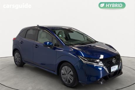 Blue 2022 Nissan Note Hatch E-POWER X