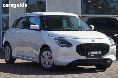 White 2025 Suzuki Swift Hatchback Hybrid