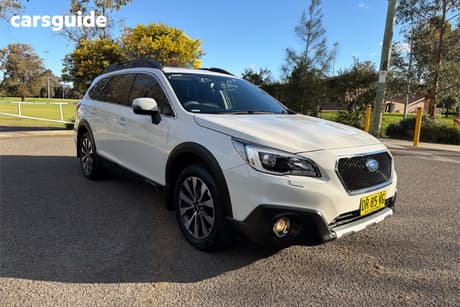 White 2016 Subaru Outback Wagon 2.5I Premium