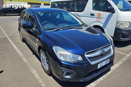 Blue 2014 Subaru Impreza Hatchback 2.0I (Awd)