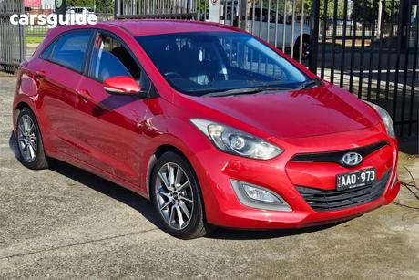 Red 2013 Hyundai I30 Hatchback Sr