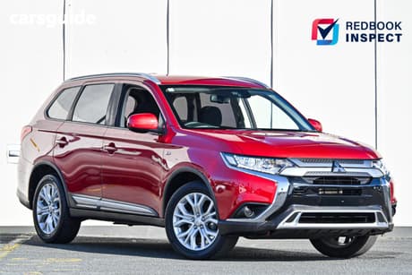 Red 2019 Mitsubishi Outlander Wagon Es 7 Seat (2Wd)
