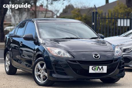 Black 2010 Mazda 3 Sedan Neo
