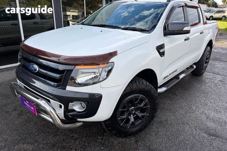 White 2015 Ford Ranger Crew Cab Utility Wildtrak 3.2 (4X4)