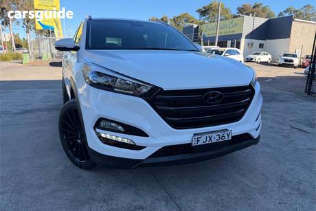 White 2017 Hyundai Tucson Wagon Elite (Awd)