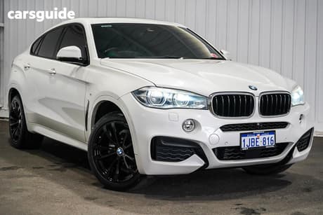 White 2017 BMW X6 Coupe Xdrive 30D