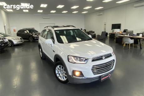 White 2018 Holden Captiva SUV ACTIVE 7 SEATER