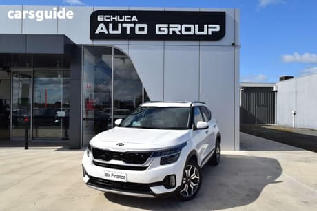 White 2020 Kia Seltos Wagon Gt Line (Awd)