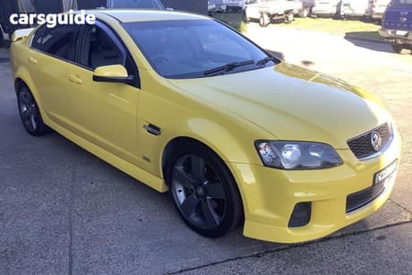 Yellow 2013 Holden Commodore Sedan Sv6