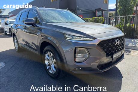 Grey 2019 Hyundai Santa FE Wagon Active Crdi (Awd)