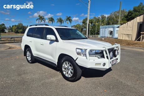 White 2019 Toyota Landcruiser Wagon Lc200 Vx (4X4)
