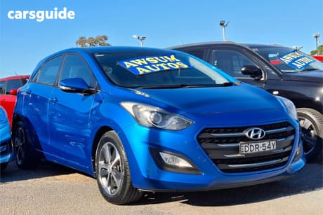 Blue 2015 Hyundai I30 Hatchback Active X
