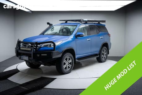 Blue 2016 Toyota Fortuner Wagon Gxl