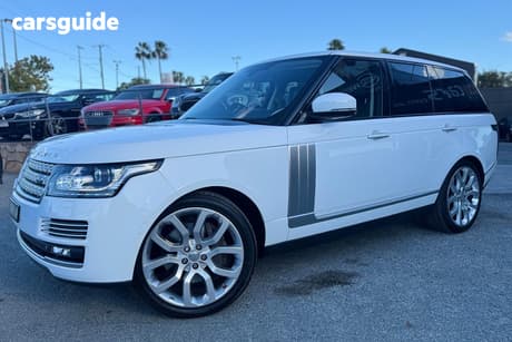 White 2014 Land Rover Range Rover SUV SDV8 VOGUE SE 4X4