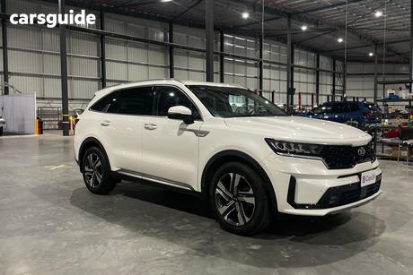 White 2021 Kia Sorento Wagon Sport+ 7 Seat