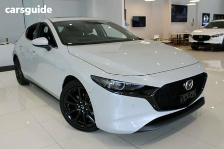 White 2026 Mazda Mazda3 Hatchback G25 Astina